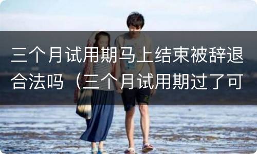三个月试用期马上结束被辞退合法吗（三个月试用期过了可以辞退吗）