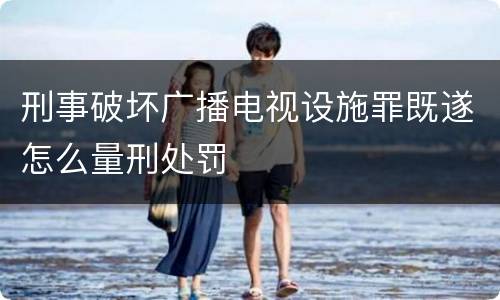 刑事破坏广播电视设施罪既遂怎么量刑处罚