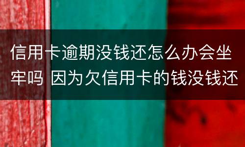 信用卡逾期没钱还怎么办会坐牢吗 因为欠信用卡的钱没钱还会坐牢多久