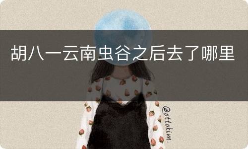 胡八一云南虫谷之后去了哪里