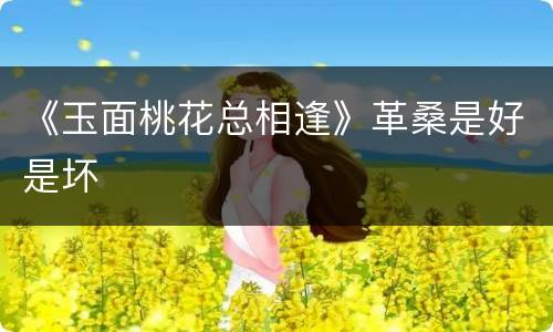 《玉面桃花总相逢》革桑是好是坏
