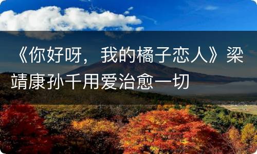 《你好呀，我的橘子恋人》梁靖康孙千用爱治愈一切