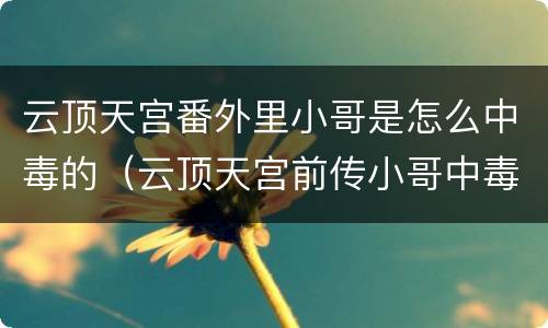云顶天宫番外里小哥是怎么中毒的（云顶天宫前传小哥中毒了）