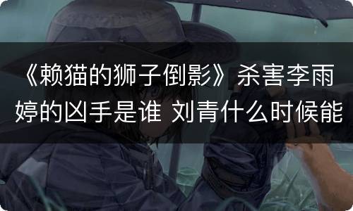 《赖猫的狮子倒影》杀害李雨婷的凶手是谁 刘青什么时候能找到真凶