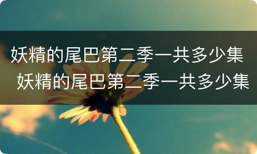 妖精的尾巴第二季一共多少集 妖精的尾巴第二季一共多少集完结