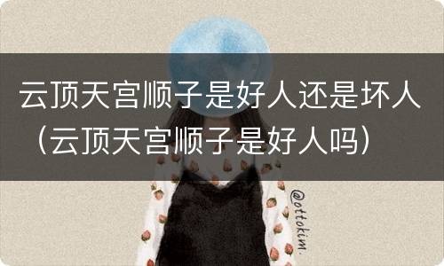 云顶天宫顺子是好人还是坏人（云顶天宫顺子是好人吗）