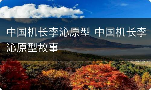 中国机长李沁原型 中国机长李沁原型故事