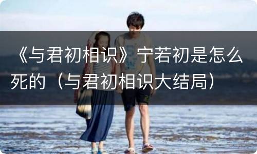 《与君初相识》宁若初是怎么死的（与君初相识大结局）