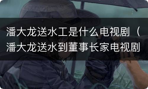 潘大龙送水工是什么电视剧（潘大龙送水到董事长家电视剧）
