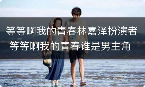 等等啊我的青春林嘉泽扮演者 等等啊我的青春谁是男主角
