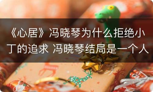 《心居》冯晓琴为什么拒绝小丁的追求 冯晓琴结局是一个人吗