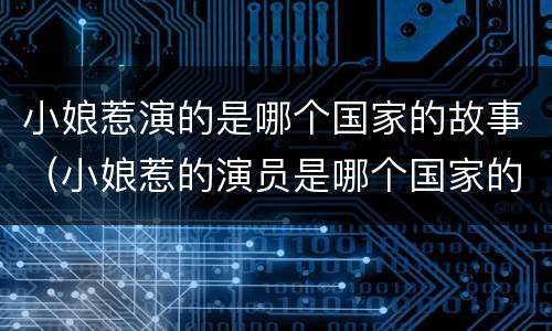 小娘惹演的是哪个国家的故事（小娘惹的演员是哪个国家的）