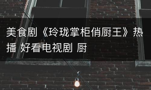 美食剧《玲珑掌柜俏厨王》热播 好看电视剧 厨