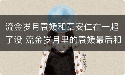 流金岁月袁媛和章安仁在一起了没 流金岁月里的袁媛最后和谁在一起了