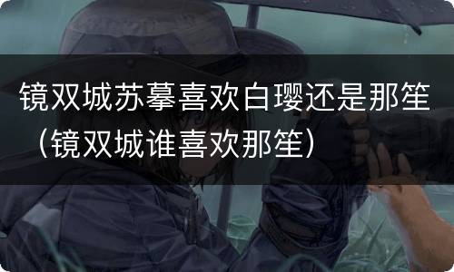 镜双城苏摹喜欢白璎还是那笙（镜双城谁喜欢那笙）