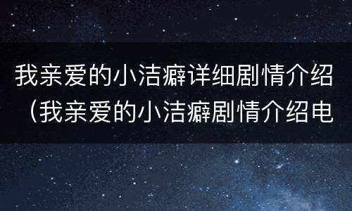 我亲爱的小洁癖详细剧情介绍（我亲爱的小洁癖剧情介绍电视猫）