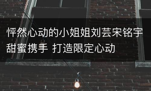 怦然心动的小姐姐刘芸宋铭宇甜蜜携手 打造限定心动