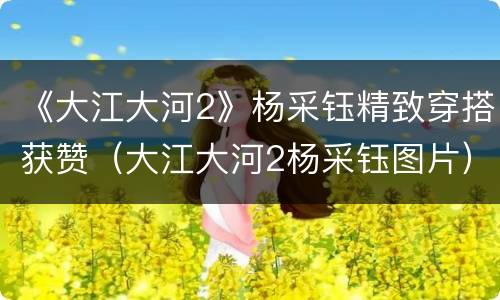 《大江大河2》杨采钰精致穿搭获赞（大江大河2杨采钰图片）