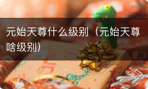 元始天尊什么级别（元始天尊啥级别）