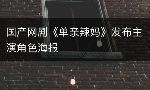国产网剧《单亲辣妈》发布主演角色海报