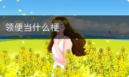 领便当什么梗
