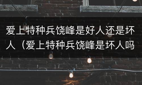 爱上特种兵饶峰是好人还是坏人（爱上特种兵饶峰是坏人吗）