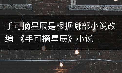 手可摘星辰是根据哪部小说改编 《手可摘星辰》小说