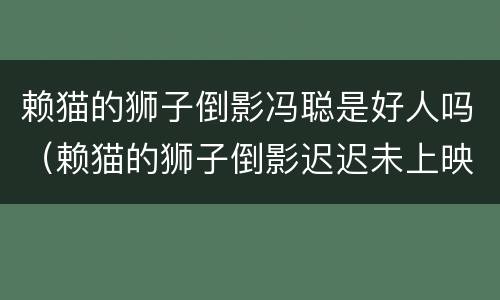 赖猫的狮子倒影冯聪是好人吗（赖猫的狮子倒影迟迟未上映）